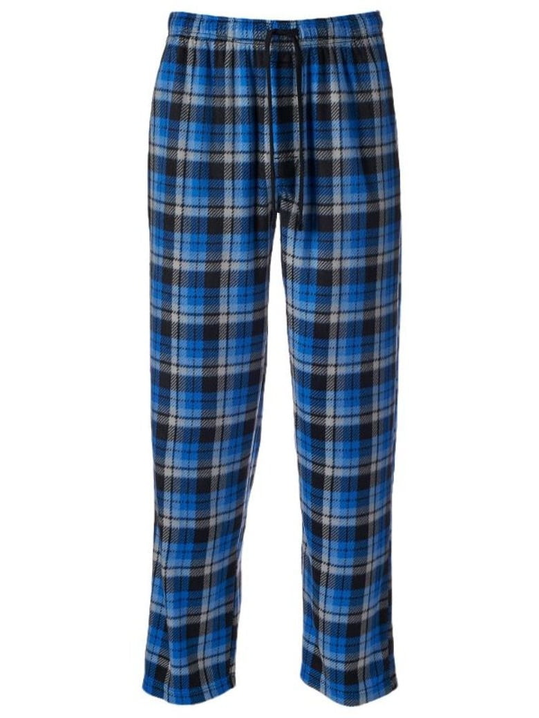 aanvulling Soms Rekwisieten Chaps Plaid Mens Microfleece Lounge Blue Pajama Pants 6992803CH -  Walmart.com