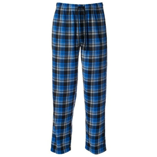 Chaps Chaps Plaid Mens Microfleece Lounge Blue Pajama Pants 6992803CH