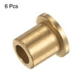 thumbnail image 3 of Flange Bearing Sleeve 6mm x 10mm x 12mm Bronze Self Lubricating Bushings, 6 Pieces, 3 of 5