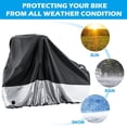 thumbnail image 4 of Cubierta de bicicleta Cubierta de triciclo para adultos para almacenamiento de bicicletas al aire libre, cubierta resistente al agua para bicicletas de triciclo, 4 of 5