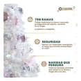 thumbnail image 4 of Árbol de Navidad Pino Canadiense Tipo Lápiz, Esquimal (Blanco Nacarado, 1.80 m), 4 of 6