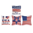thumbnail image 4 of 4Pcs Independence Day Decoration Pillowcase Independence Day Patriotic Pillow Covers, 4 of 8