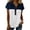 White -BP18, variant on Nestiefly Womens Spring Tops Casual Short Sleeve Summer Shirts for Women Button Down Denim Collar T Dressy Purple S