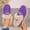 Purple, variant on FRSASU Women's Winter Loafers Dressy Casual Slip On Non Slip Round Toe Fur Lined office Walking Shoes Purple