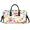 Black, variant on Herdesigns Boho Flowers Gym Duffle Bag for Men Women, Colorful Floral Travel Sports Bag Waterproof Lightweight Weekend Carry On Tote