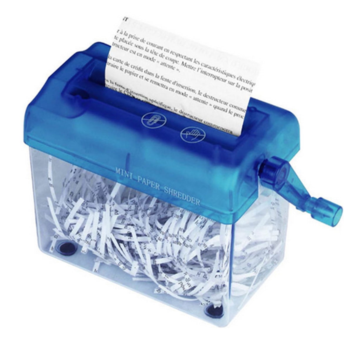 Mini Lightweight Desktop Manual Shredder Creative ABS ...