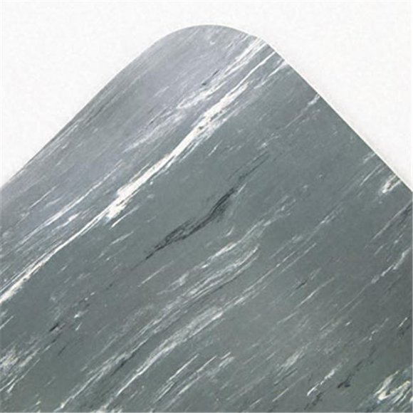 Crown CU3672GY Cushion-Step Mat- Rubber- 36 x 72- Marbleized Gray