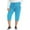 Blue, variant on Tittly Capri Pants for Women Yoga Pants Shorts Polyester Solid Color Home Woman Lounge Pants Women Womens Sweatpants Black XXL