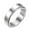 C US 9, variant on Unisex Ring Geometric Artistic Titanium Steel Rotatable Outer Finger Ring for Party