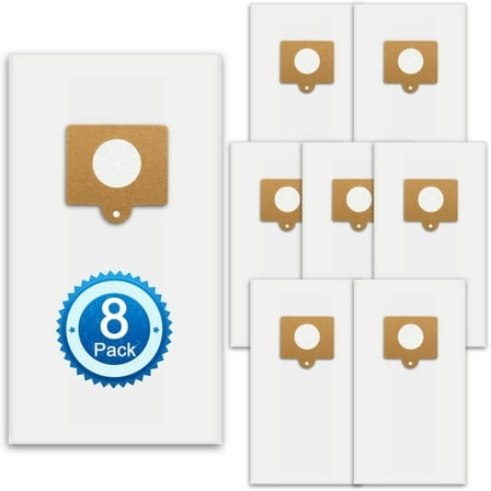 8 Packs Vacuum Cleaner Bags Replacement for Kenmore Canister Type C/Q. 5055, 50557, 50558, 53291, 53292, Paper Dust Bags for Panasonic Type C-5 C-18