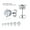 Clear, variant on Stainless Steel Stud Earrings Cubic Zircon Round Men Women 4/5/6/8Mm E23