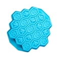 thumbnail image 1 of Monstrate Silicona 19 cavidades herramientas para pasteles de Chocolate molde para hornear bandeja para magdalenas autoensamblaje Fondant hornear Herramientas y accesorios para hornear Azul claro, 1 of 6