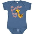 thumbnail image 3 of Inktastic My Godmother Loves Me- Cute Giraffe Boys or Girls Baby Bodysuit, 3 of 5