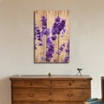 thumbnail image 2 of wall26 - Photograph of Purple Perennial Flowers Over Wood Panels - Nature - Canvas Art Home Art - 16x24 inches, 2 of 4
