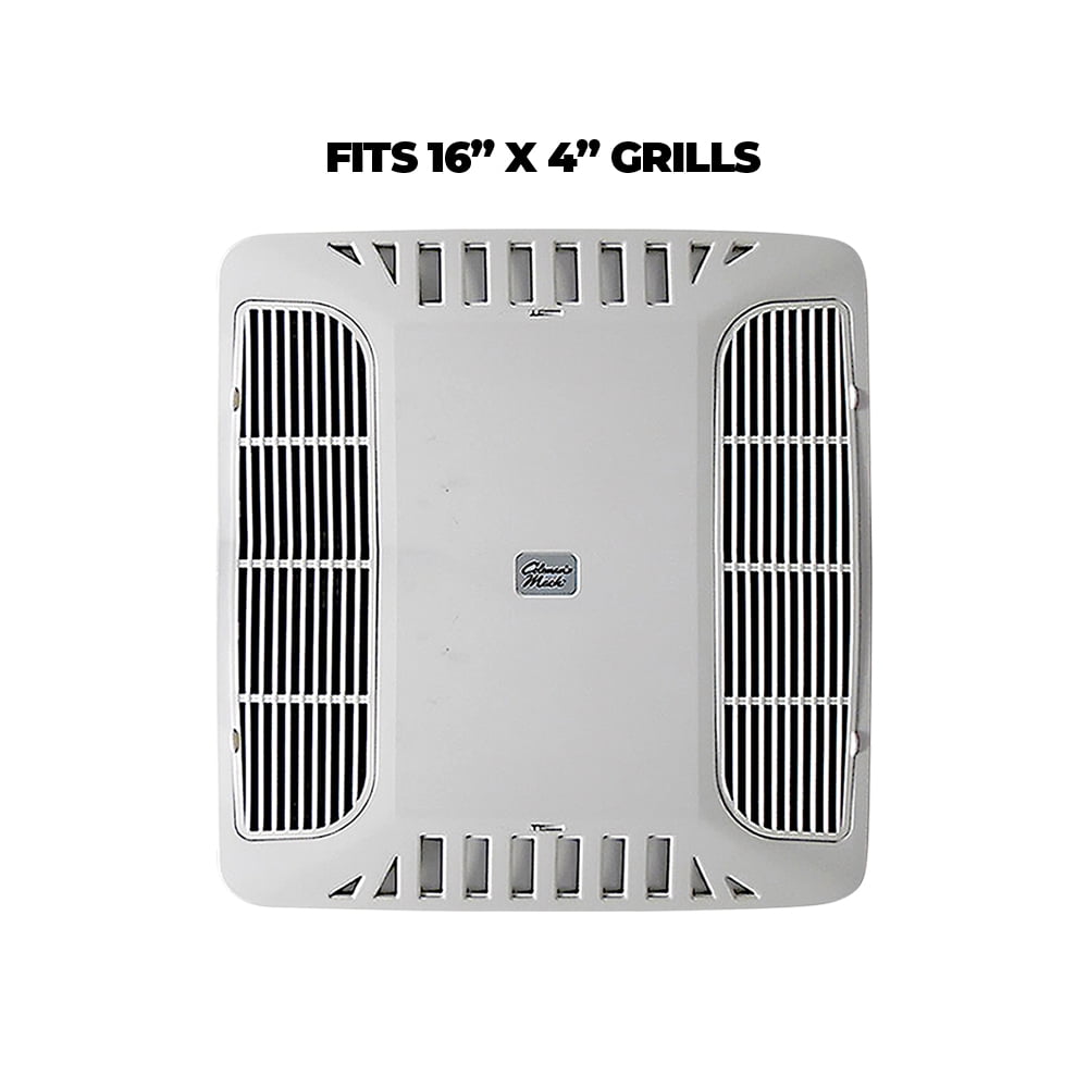(2 pack) RV Air AC-135G Air Conditioner Filter Replacement, 16" x 4", Polyester, Green
