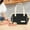 Black, variant on Boovnll Insulated Bag Lunch Box Picnic Bag Lunch Bag For Women Men Insulated Reusable Lunch Tote Lunch Box Leakproof Lunch Tote Bags For Work Office Picnic Or Travel
