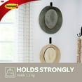 thumbnail image 4 of Command™ Hooks 17034MB-2EF, Matte Black, 2 Hooks, 4 Strips, 4 of 9