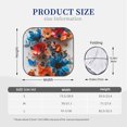 thumbnail image 2 of Kdxio 3D Butterfly Print 2-Piece Sun Shade Front Windshield - Foldable Car Front Window Sunshades for Most Sedans SUV Truck, 2 of 6