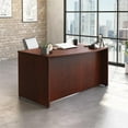 thumbnail image 4 of Sauder Affirm Engineered Wood Bowfront Executive Desk in Classic Cherry, 4 of 5