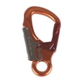 thumbnail image 4 of yotijay Carabiner Clip Double Locking Snap Hook 35 kN Snap Auto Locking Carabiner Spring Orange, 4 of 9