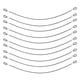 thumbnail image 3 of Cuerda antipérdida para carcasa de coche RC, 10 piezas de acero RC, clip antipérdida, cuerda antipérdida, repuesto de cuerda antipérdida, construido para durar, 3 of 14
