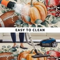 thumbnail image 5 of Thanksgiving Outdoor Rug for Patio/Deck/Porch, Non-Slip Large Area Rug 5 x 7 Ft, Fall Pumpkin Football Helmet Eucalyptus Indoor Outdoor Rugs Washable Area Rugs, Reversible Camping Rug Carpet Runner, 5 of 8