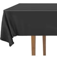 thumbnail image 5 of DecorRack 12 Plastic Tablecloths, 54 x 108 inch, Rectangular, Black, 5 of 5