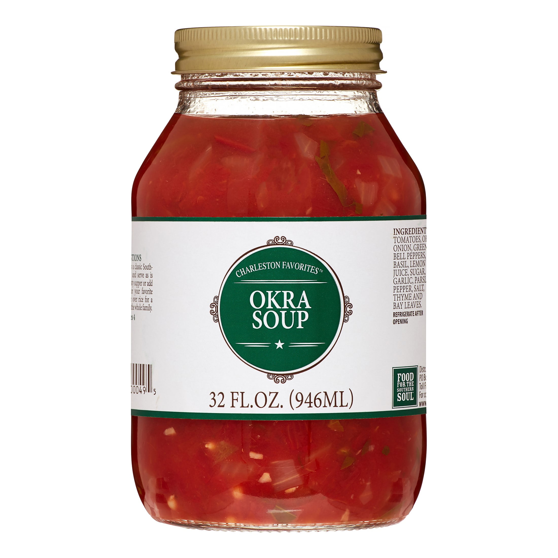 Charleston Favorites Okra Soup, 32 Oz