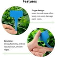thumbnail image 6 of 100 PCS Plastic Plant Labels T-Type Garden Stake Tags Waterproof Plant Markers Reusable Plant Signs for Outdoor Indoor Nursery Potted Plants Seed, Blue, 6 of 7