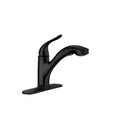 thumbnail image 3 of MOEN Brecklyn 87557BL Single Handle Pull Out Sprayer Kitchen Faucet with Power Clean in Matte Black, 3 of 5