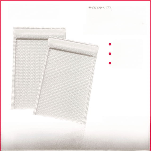 Bolsa de burbujas mate engrosada Bolsa de sobre de burbujas con película de perla Bolsa de plástico blanca Bolsa de embalaje Bolsa exprés impermeable