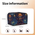 thumbnail image 5 of Uemuo Dreamy Jester Under Stars Print Toaster Cover 2 Slice, Small Kitchen Appliance Covers, Toaster Oven Cover with Loop, Bread Machine Cover Dust Cover Protection, 5 of 7