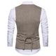 thumbnail image 4 of Traje de Chaleco Cruzado de Lana Para Hombre Chaleco de Negocios Retro Odeerbi ODB-6, 4 of 9