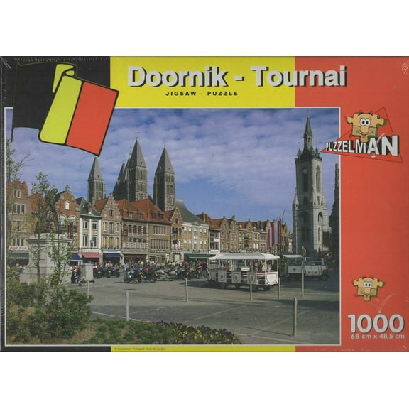 Puzzleman 1000 Piece Puzzle - Belgium: Tournai
