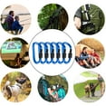 thumbnail image 5 of Carabiner Clips Spring Snap Hook Clips Buckle Locking Carabiners Chain Quick Links for Outdoor Hiking Traveling, 6 Pack, 5 of 5