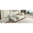 thumbnail image 5 of Bed Frame Modern Luxury Tufted Button Daybed,Twin,Beige, 5 of 7