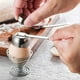thumbnail image 5 of Abridor de huevos genérico de acero inoxidable, separador de huevos manual, cascanueces para utensilios de cocina, cortador de huevos cocidos., 5 of 5