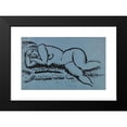 thumbnail image 2 of Alexej von Jawlensky 14x11 Black Modern Framed Museum Art Print Titled - Lying Female Act with Closed Eyes (Approx. 1912), 2 of 5