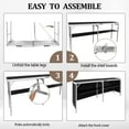 thumbnail image 3 of EVGTTI 78“ Portable Bar Table for Events,Mobile Bartending Station with Carry Bag for Party, Craft,Fair Tradeshow, Exhibition, Easy Setup, 3 of 7