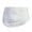 White, variant on rygai Men Panties Removeable Closure Solid Color Close Fit Low Waist Stretch Ice Silk U Convex Underwear Shorts Briefs Underpants for Daily Wear,White,L