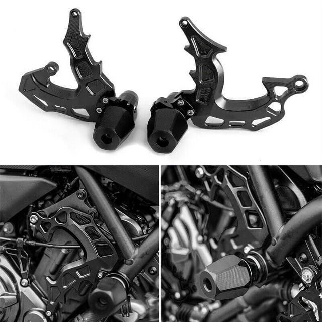 Motorcycle Frame Sliders Crash Pad Protector Engine Guard For Yamaha MT-07 FZ-07 MT07 FZ07 2014-2018 Black