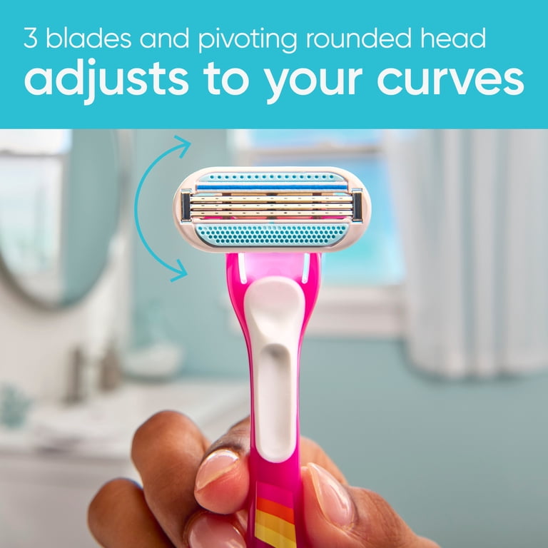Venus（ヴィーナス）　XL Venus Summer Surf Smooth & Scented Handle Disposable Razors, 3