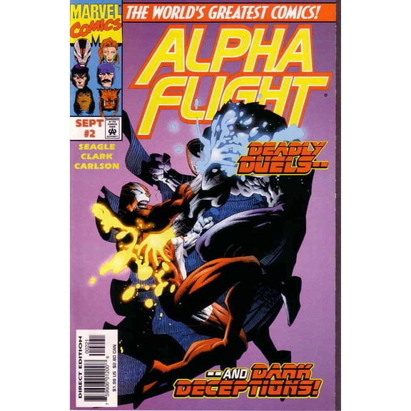 Alpha Flight (2nd Series) #2A VF ; Marvel Comic Book