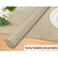 thumbnail image 4 of Mantel individual para mesa 100% algodón para Comedor, rectangulares, Tela Tejida de Dos capas, 45×30cm, Suave y Duradera, ,tapete de mesa individual para 6 personas, 4 of 8