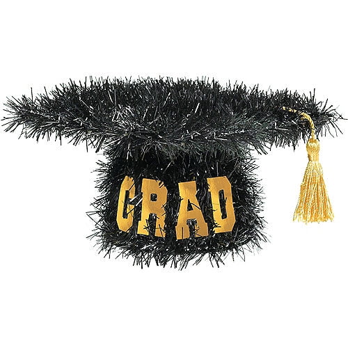 Decor Graduation Tinsel Cap