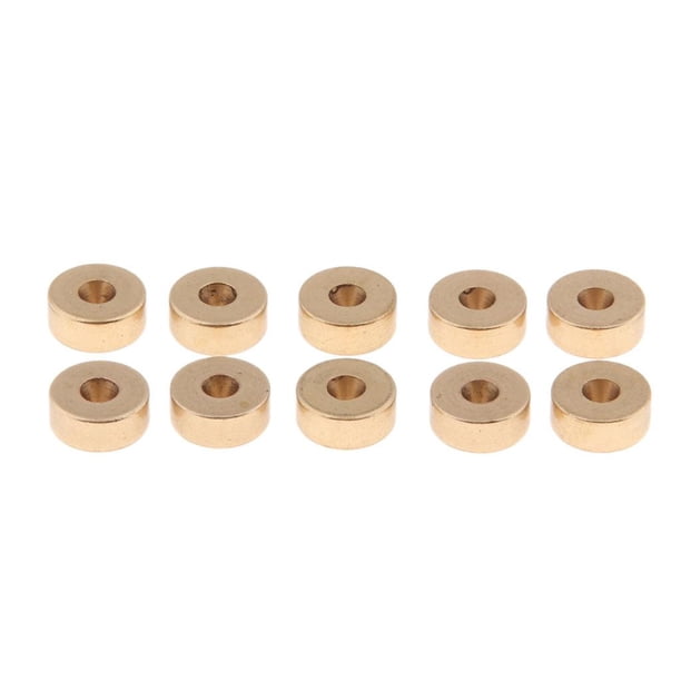 10 Piezas Sólido de Latón para Cuero para Fabricacíon Artesanía 6mm