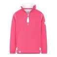 thumbnail image 1 of Lazy Jacks Girls Plain Soft Quarter Zip Sweatshirt, 1 of 4