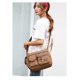 thumbnail image 4 of Bolso de mensajero de lona para hombres, resistente al agua, encerado, bandolera, maletín, bolso de hombro acolchado, bolso de mano, venta caliente, más nuevo, 4 of 5