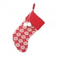 thumbnail image 3 of Christmas Stocking Hanging Storage Pouch, Durable Storage Pouch, Candy Gift Bag, Snowflake, 3 of 9