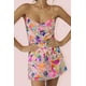 thumbnail image 1 of SAYOO Vestido corto informal con tirantes y cadena para mujer, con cuello en V, sin espalda, con lentejuelas SAYOO  Casual, 1 of 9